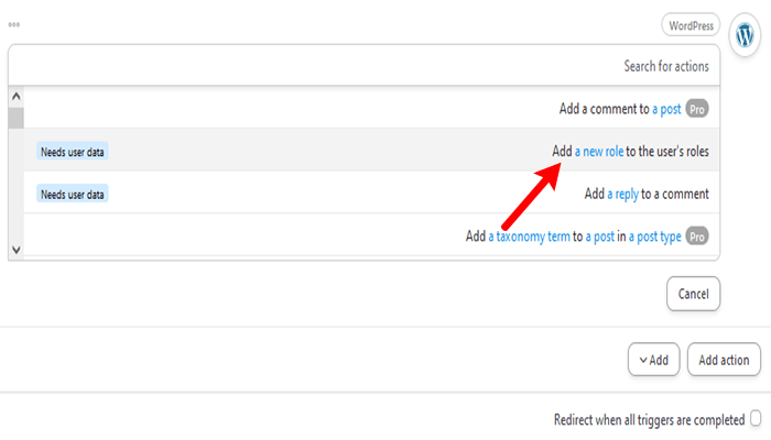 كيفية إنشاء سير عمل آلي في ووردبريس باستخدام Uncanny Automator 16 add a new role to the user roles