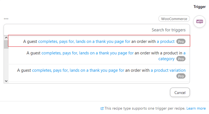 كيفية إرسال إشعارات Twilio عبر الرسائل القصيرة من ووكومرس (خطوة بخطوة) 11 add a woocommerce trigger