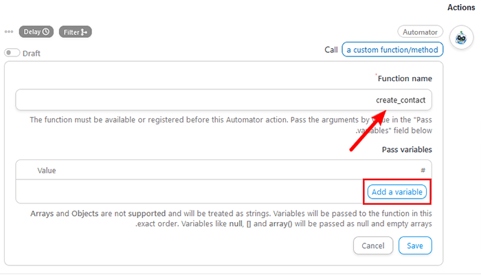 كيفية إنشاء سير عمل آلي في ووردبريس باستخدام Uncanny Automator 11 تمرير المتغيرات إلى سير العمل الآلي الخاص بك