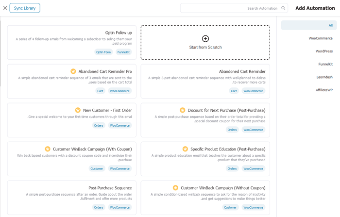 كيفية إرسال رسائل البريد الإلكتروني الآلي في ووردبريس 18 autonami email library