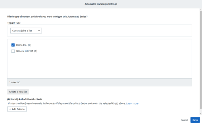 كيفية إرسال رسائل البريد الإلكتروني الآلي في ووردبريس 10 اختر قائمة جهات الاتصال