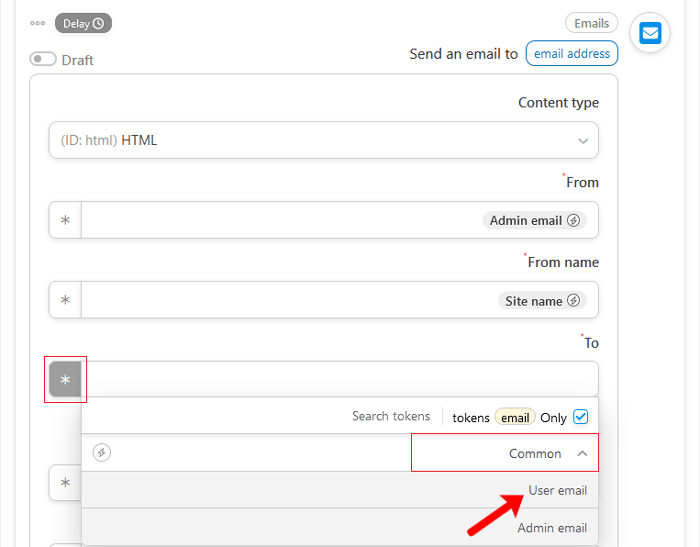 كيفية إرسال كوبونات تلقائية في ووردبريس لجلب العملاء مرة أخرى 10 common user email