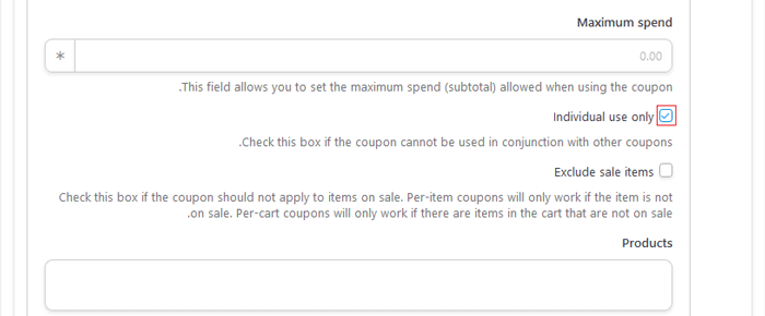 كيفية إرسال كوبونات تلقائية في ووردبريس لجلب العملاء مرة أخرى 28 coupon individual use