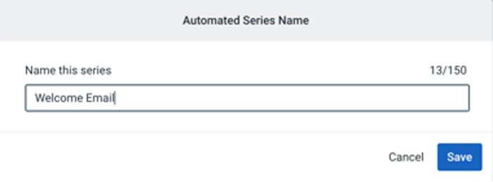 كيفية إرسال رسائل البريد الإلكتروني الآلي في ووردبريس 9 قم بتسمية السلسلة الآلية