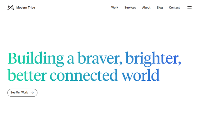 25 أعمال وشركات ووردبريس الأكثر نجاحًا اليوم 7 moderntribe