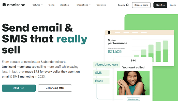 أفضل 9 اضافات التسويق عبر الرسائل النصية القصيرة لـ ووردبريس لعام 2025 7 omnisend