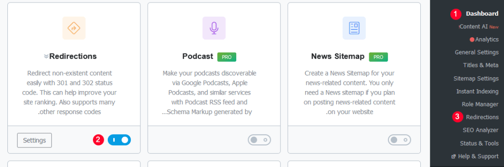 كيفية تغيير البادئة الأساسية للتصنيف في ووردبريس 4 وحدة إعادة توجيه Rank Math