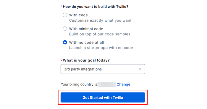 كيفية إرسال إشعارات Twilio عبر الرسائل القصيرة من ووكومرس (خطوة بخطوة) 4 twili get started
