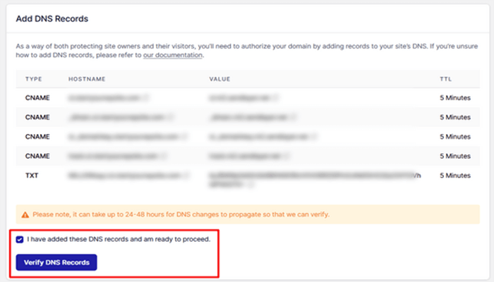 كيفية إصلاح مشكلة عدم إرسال البريد الإلكتروني في ووردبريس 16 verify dns records