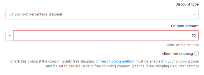 كيفية إرسال كوبون بعد مراجعة منتج ووكومرس 12 woocommerce discount amount