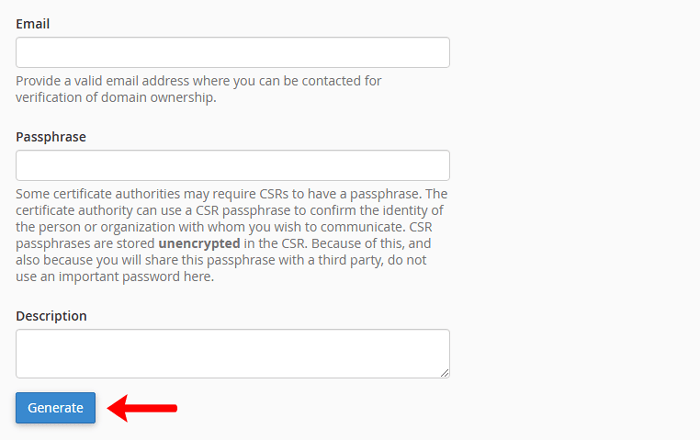 كيفية تجديد شهادة SSL (خطوة بخطوة للمبتدئين) 8 CSR generate