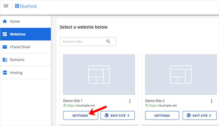 كيفية الحصول على شهادة SSL مجانية لموقع ووردبريس الخاص بك (دليل المبتدئين) 8 إعدادات موقع Bluehost