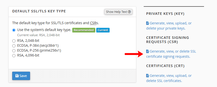 كيفية تجديد شهادة SSL (خطوة بخطوة للمبتدئين) 7 generate CSR