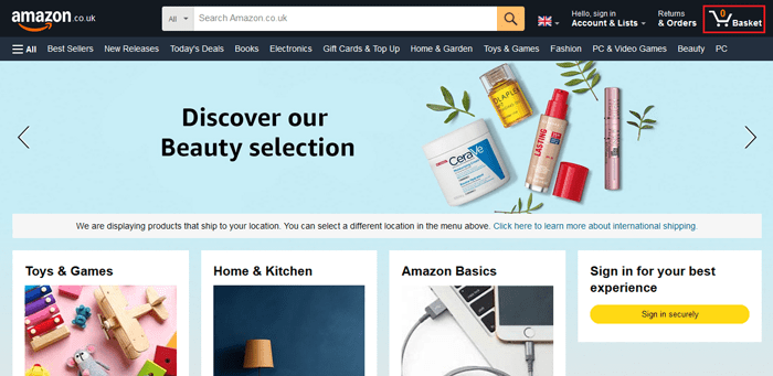 كيفية إضافة أيقونات الصور إلى ووردبريس في قوائم التنقل 2 مثال على أيقونة صورة على موقع التجارة الإلكترونية