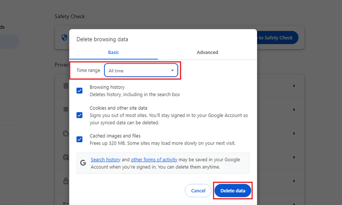 كيفية إصلاح اختفاء الإضافات من لوحة تحكم ووردبريس 4 حدد البيانات المخزنة مؤقتًا لحذفها في جوجل كروم