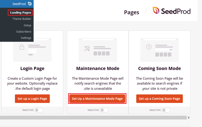 إصلاح خطأ Briefly unavailable for scheduled maintenance في ووردبريس 5 click set up maintenance mode page