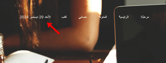 كيفية إضافة عناصر مخصصة إلى قوائم ووردبريس المحددة 15 التاريخ الحالي في قائمة ووردبريس