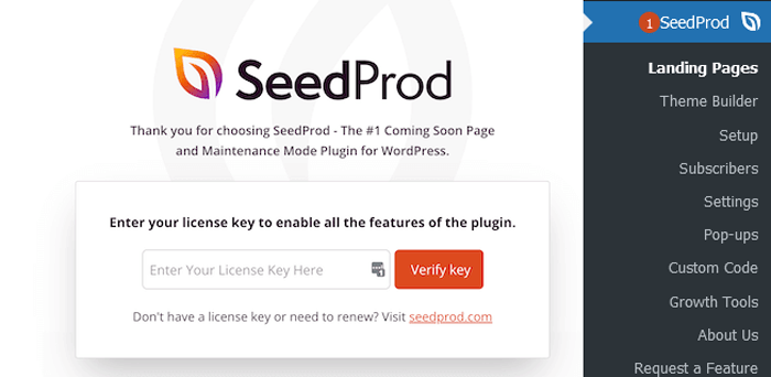 كيفية تغيير لون النص في ووردبريس (لجميع القوالب) 26 إضافة مفتاح ترخيص SeedProd إلى موقع الويب الخاص بك