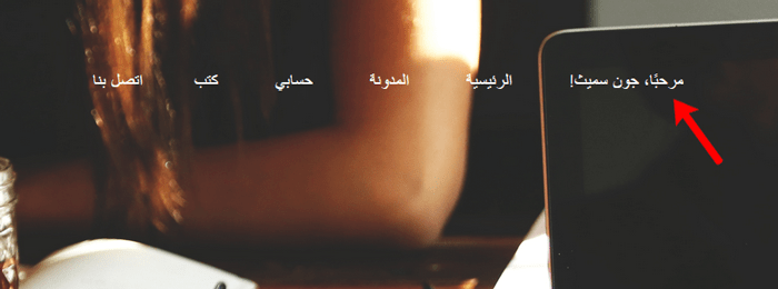 كيفية إضافة عناصر مخصصة إلى قوائم ووردبريس المحددة 17 اسم المستخدم في قائمة التنقل في ووردبريس