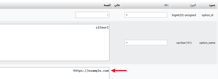 كيفية تغيير عناوين URL لموقع ووردبريس الخاص بك (خطوة بخطوة) 7 change option name url