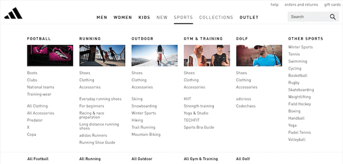 ما هي: قوائم التنقل 3 مثال لقائمة ضخمة ذات محتوى غني