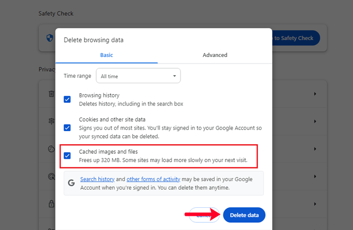 كيفية مسح ذاكرة التخزين المؤقت في ووردبريس (خطوة بخطوة) 3 مسح الصور والملفات المخزنة مؤقتًا