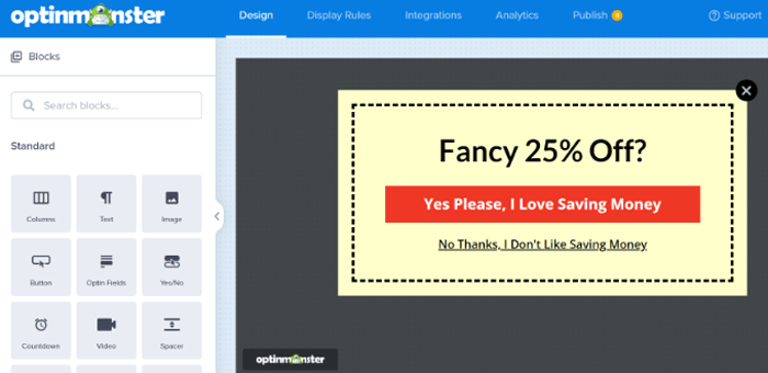 كيفية عرض محتوى مخصص لمستخدمين مختلفين في ووردبريس 7 منشئ OptinMonster