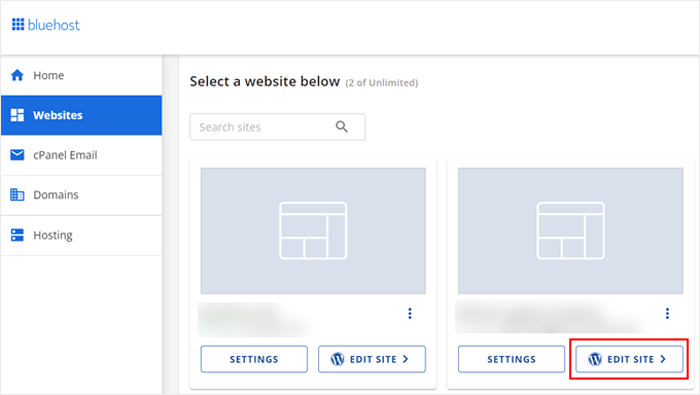 كيفية العثور على عنوان URL لتسجيل الدخول إلى ووردبريس الخاص بك (دليل المبتدئين) 6 الوصول إلى لوحة تحكم ووردبريس من Bluehost
