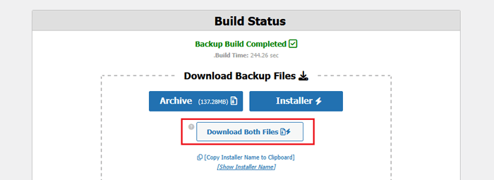 كيفية نقل ووردبريس من سيرفر محلي إلى موقع مباشر 4 تنزيل ملفات حزمة Duplicator
