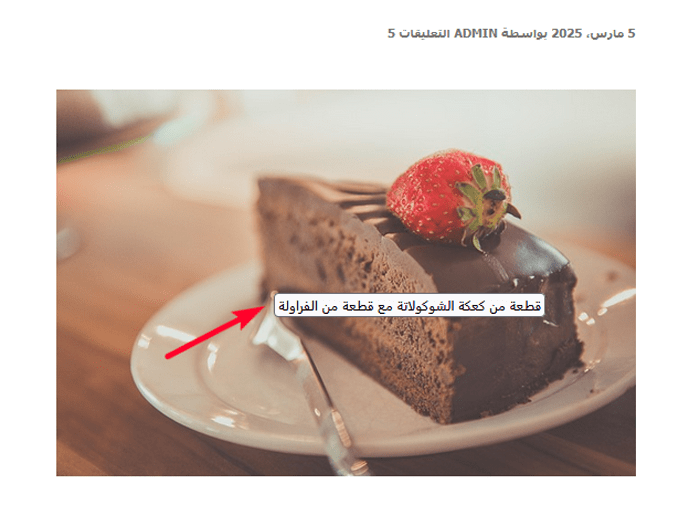 كيفية إصلاح مشكلات الصور الشائعة فى ووردبريس (الدليل النهائي) 29 مثال على صورة تحتوي على سمة عنوان في ووردبريس