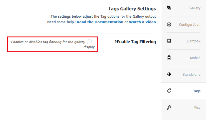كيفية اضافة الفئات والوسوم إلى مكتبة الوسائط في ووردبريس 10 تمكين تصفية الوسوم