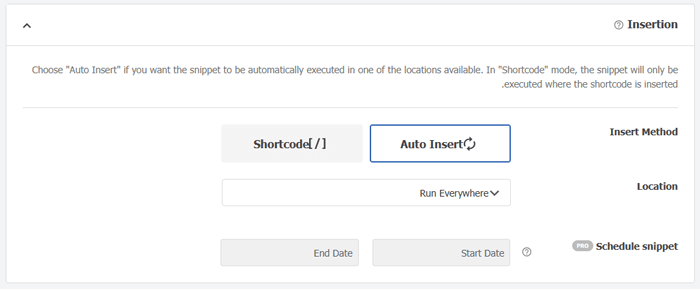 4 طرق لمنع سرقة الصور في ووردبريس 10 اختر طريقة إدراج WPCode