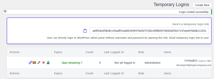 هل يجب عليك منح مطوري الاضافة حق الوصول الإداري لإصلاح الأخطاء؟ 17 رابط تسجيل الدخول المؤقت