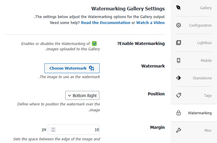 4 طرق لمنع سرقة الصور في ووردبريس 5 إعدادات العلامة المائية