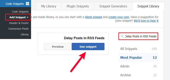 دليل المبتدئين لمنع كشط محتوى المدونة في ووردبريس 3 أضف مقتطف باستخدام WPCode