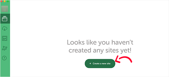 كيفية تثبيت ووردبريس محليًا على ماك (طريقتان سهلتان) 5 إنشاء موقع جديد