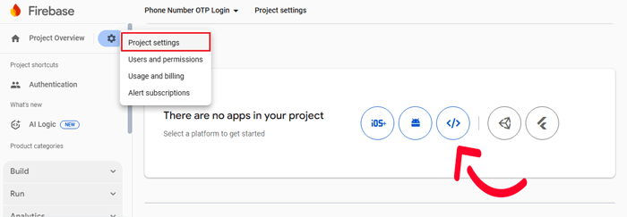 كيفية إضافة تسجيل الدخول برقم الهاتف عبر OTP في ووردبريس 11 انقر على أيقونة الويب