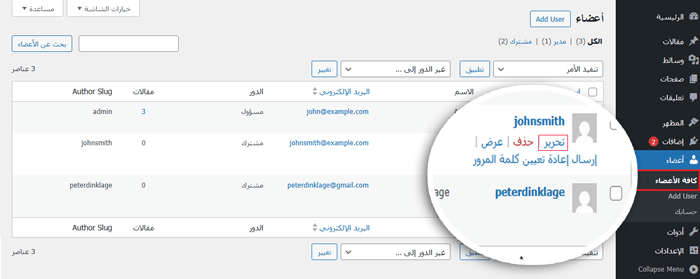 كيفية إنشاء روابط دائمة مخصصة في ووردبريس (الدليل الشامل) 8 تعديل تفاصيل المستخدم في ووردبريس