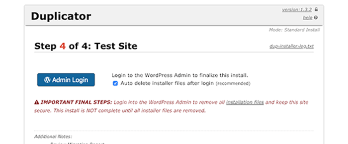 كيفية التخلص من /wordpress/ من عنوان URL لموقع ووردبريس الخاص بك 15 تم الانتهاء من النقل