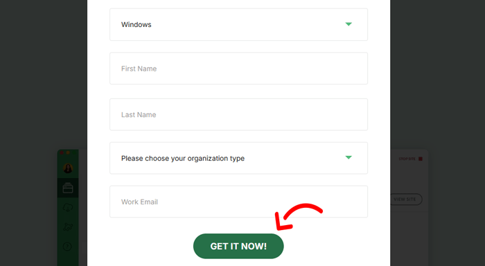 كيفية تثبيت ووردبريس على جهاز كمبيوتر يعمل بنظام ويندوز (طريقتان) 11 إدراج بعض المعلومات لتنزيل Local WP