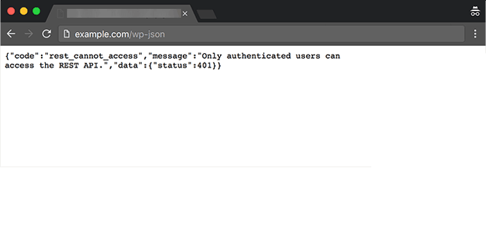 كيفية تعطيل JSON REST API في ووردبريس 5 تم تعطيل REST API