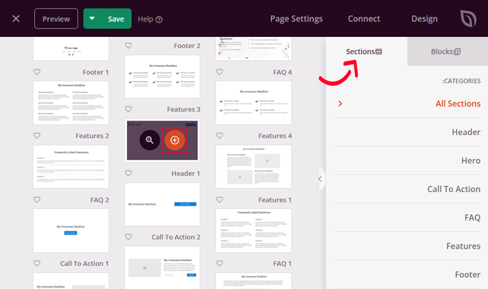كيفية تغيير لون النص في ووردبريس (لجميع القوالب) 32 الأقسام الجاهزة لـ SeedProd