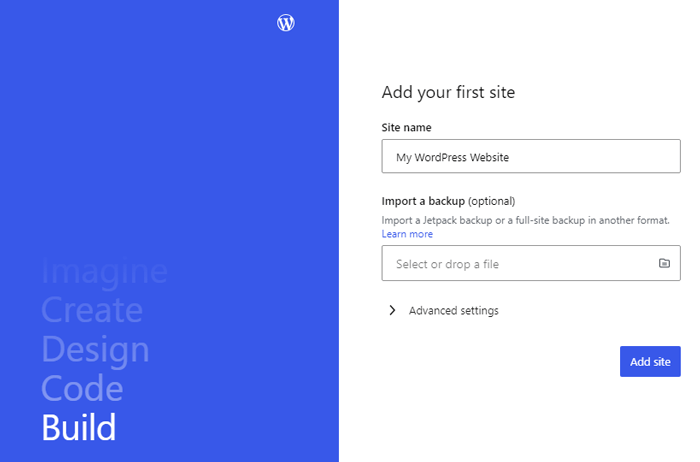 كيفية تثبيت ووردبريس على جهاز كمبيوتر يعمل بنظام ويندوز (طريقتان) 3 إضافة موقع محلي إلى Studio بواسطة WordPress.com