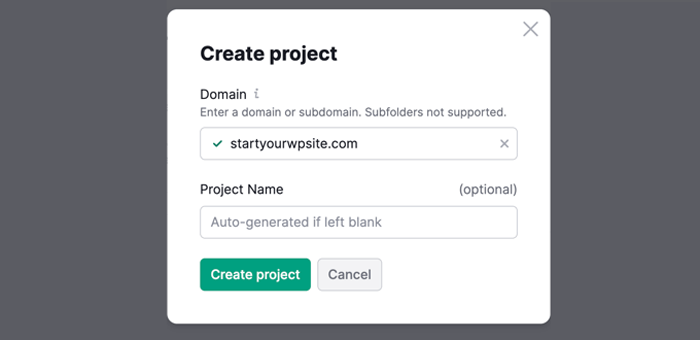 كيفية العثور على الروابط المعطلة وإصلاحها في ووردبريس (خطوة بخطوة) 7 اكتب دومين مشروع تدقيق الموقع الجديد الخاص بك