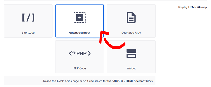 كيفية إنشاء أرشيفات مضغوطة في ووردبريس 17 اختر كتلة جوتنبرج