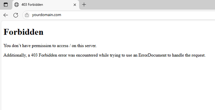 كيفية إصلاح خطأ 403 Forbidden في ووردبريس 1 كود حالة 403 Forbidden يظهر على موقع ووردبريس