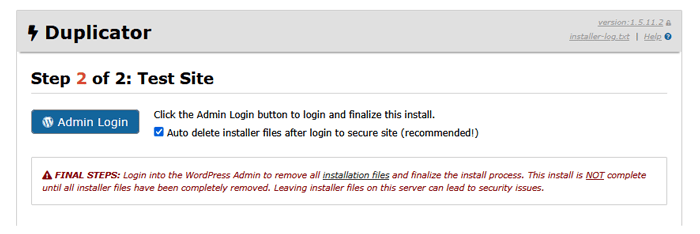 كيفية نقل ووردبريس من سيرفر محلي إلى موقع مباشر 12 تسجيل الدخول للمسؤول