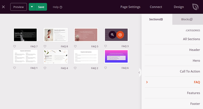 كيفية انشاء صفحة مخصصة في ووردبريس (خطوة بخطوة) 23 إضافة قسم إلى صفحة مخصصة