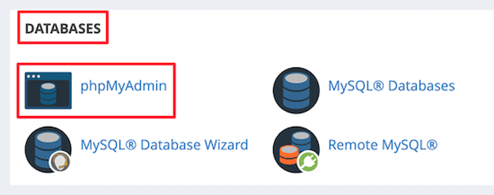 كيفية نقل ووردبريس من سيرفر محلي إلى موقع مباشر 20 انقر فوق phpMyAdmin