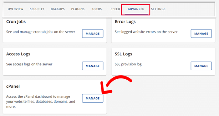كيفية تسريع ووكومرس وأداء (12 نصيحة) 13 Bluehost cPanel ضمن إعدادات الموقع المتقدمة